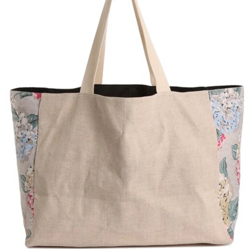 DSW Floral Print Tote Weekend Beach Gym Bag - Picture 3 of 11